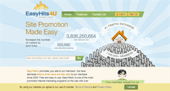 Desktop Screenshot of easyhits4u.com